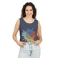Food & Wine Compass - Unisex Garment-Dyed Tank Top