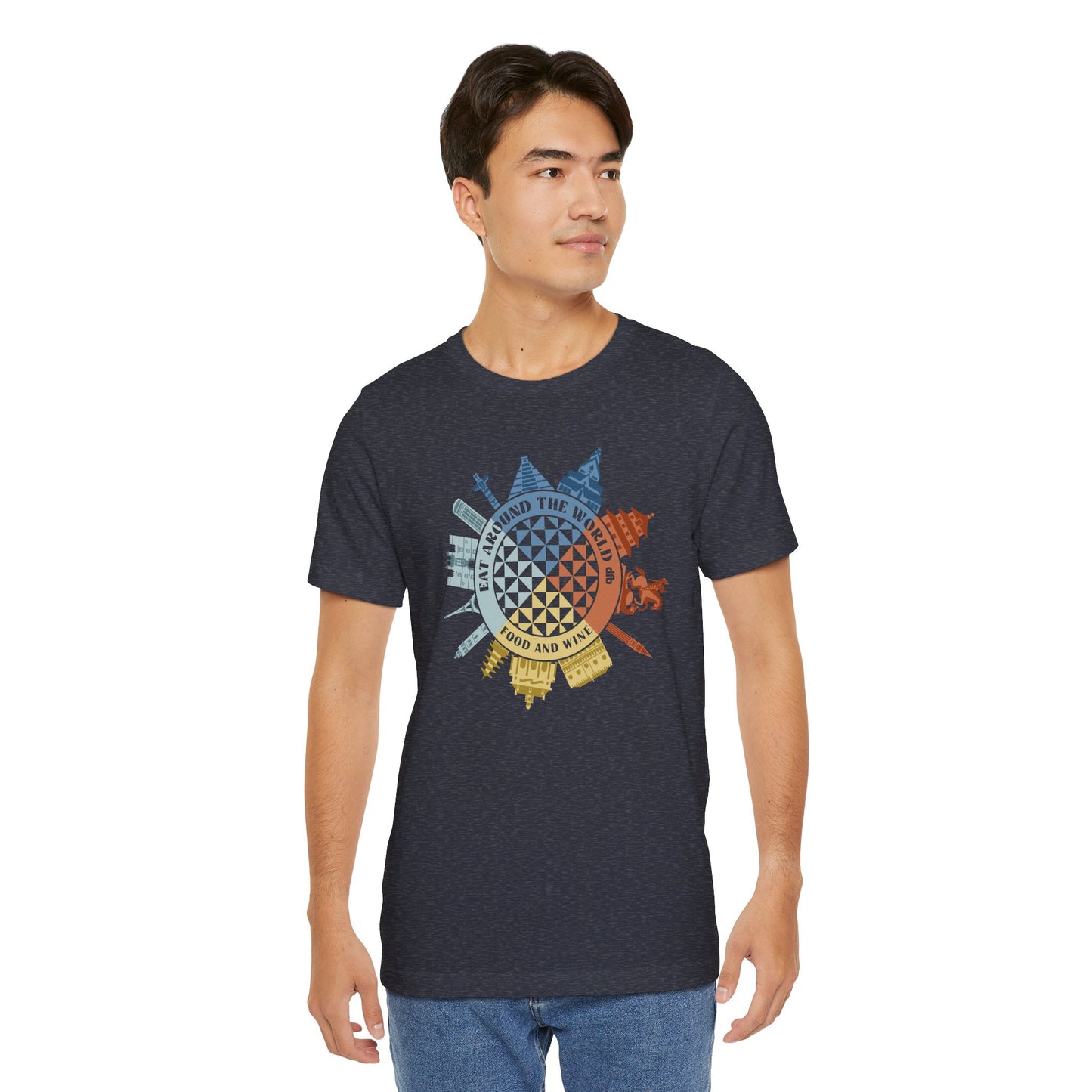 Food & Wine Compass - Adult Tee Shirt