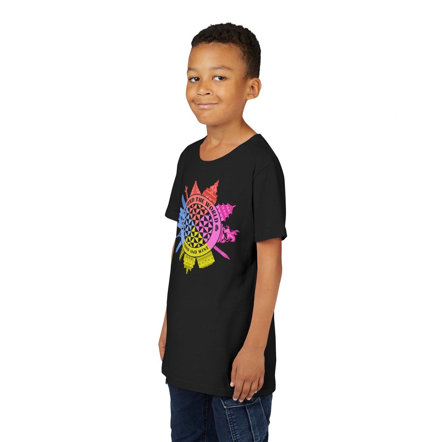 LIMITED EDITION Food & Wine Compass -  Kid's Short Sleeve Tee Shirt