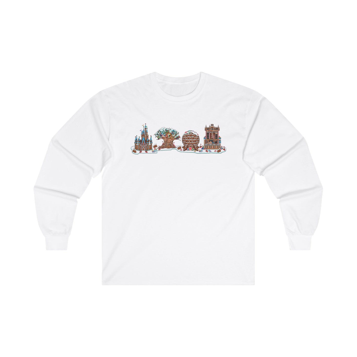 Gingerbread Park Icons - Long Sleeve Tee