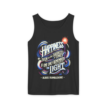 Dumbledore Quote - Unisex Garment-Dyed Tank Top