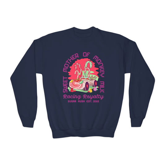 Vanellope von Schweetz - Racing Royalty - Youth Crewneck Sweatshirt