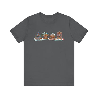 Gingerbread Park Icons - Adult Tee Shirt