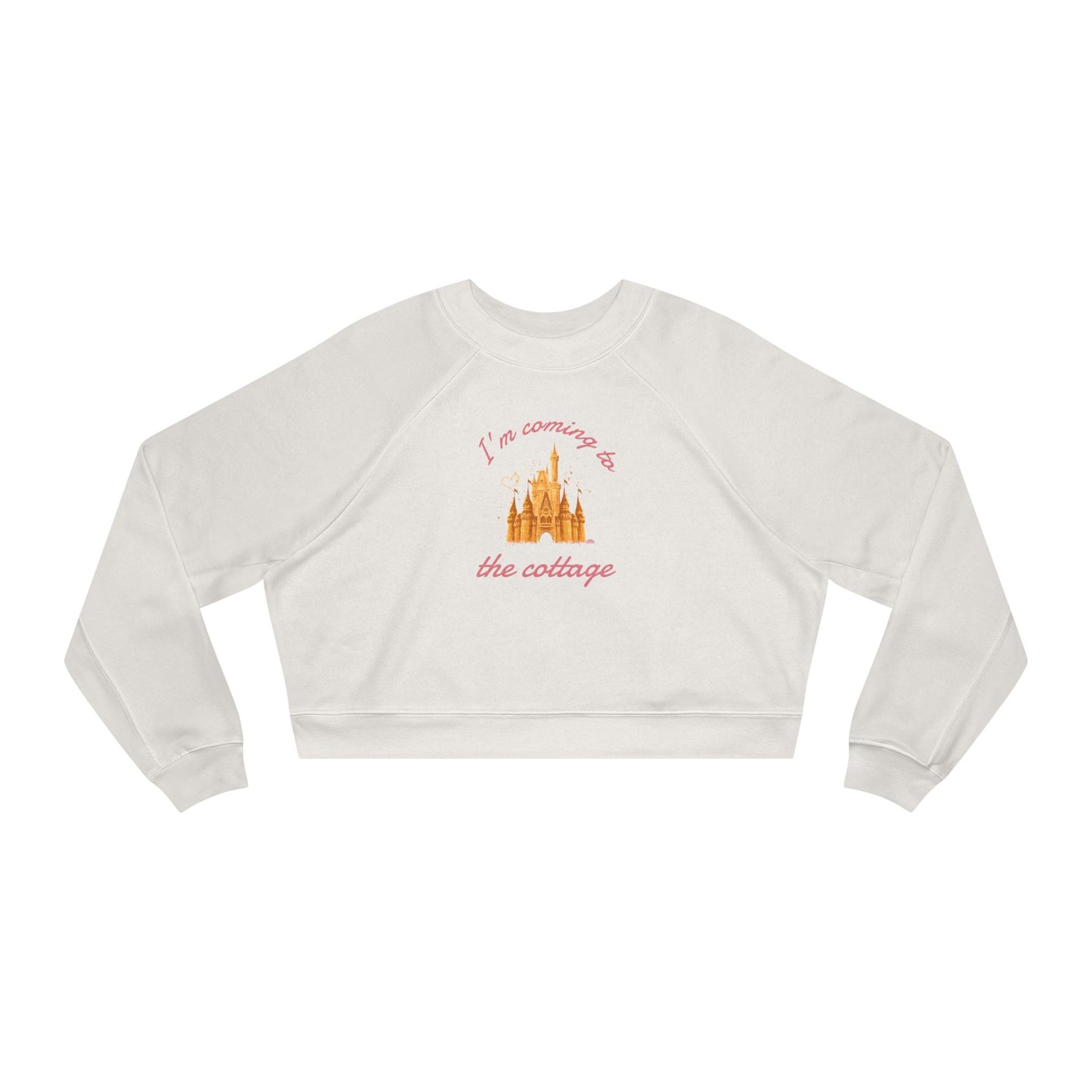 I'm Coming to the Cottage - Women's Cropped Fleece Pullover