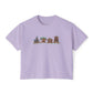 Gingerbread Park Icons - Women's Boxy Tee