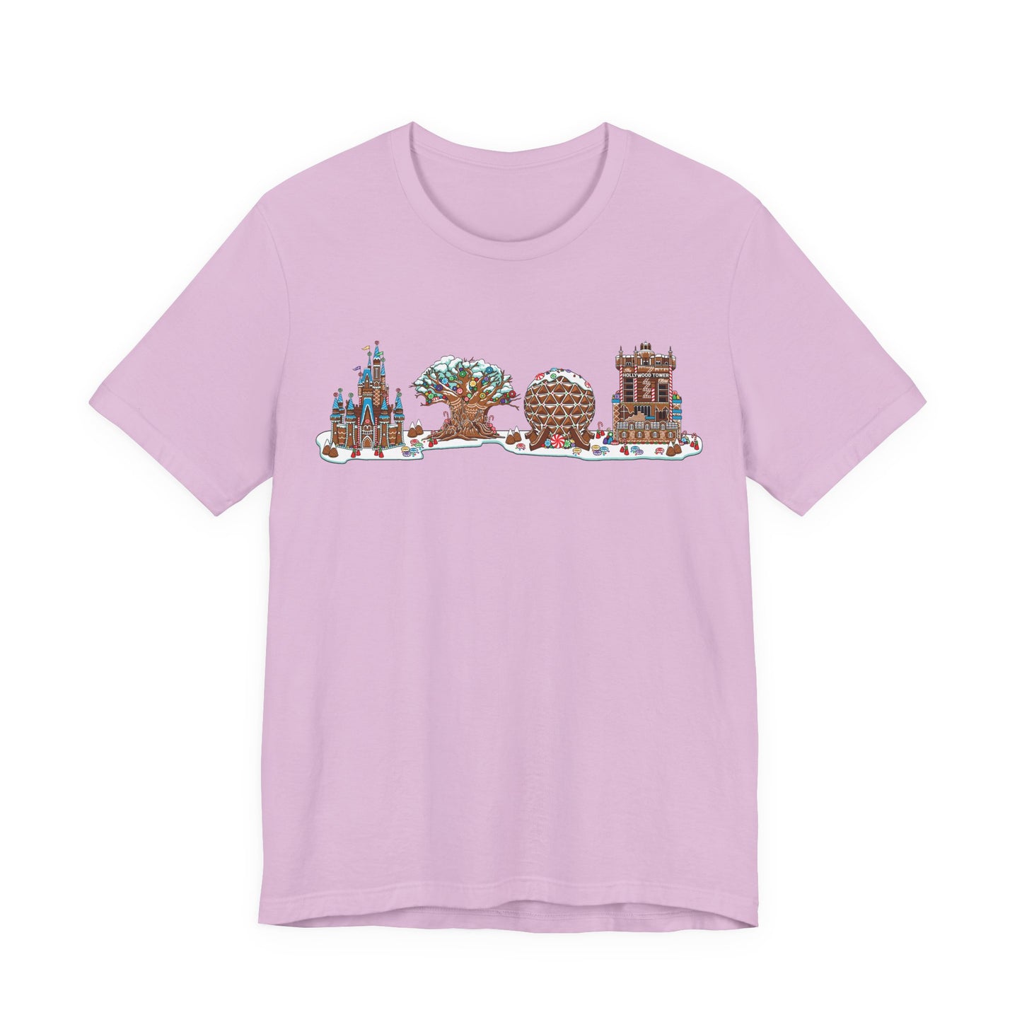 Gingerbread Park Icons - Adult Tee Shirt