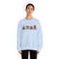 Gingerbread Park Icons - Adult Crewneck Sweatshirt