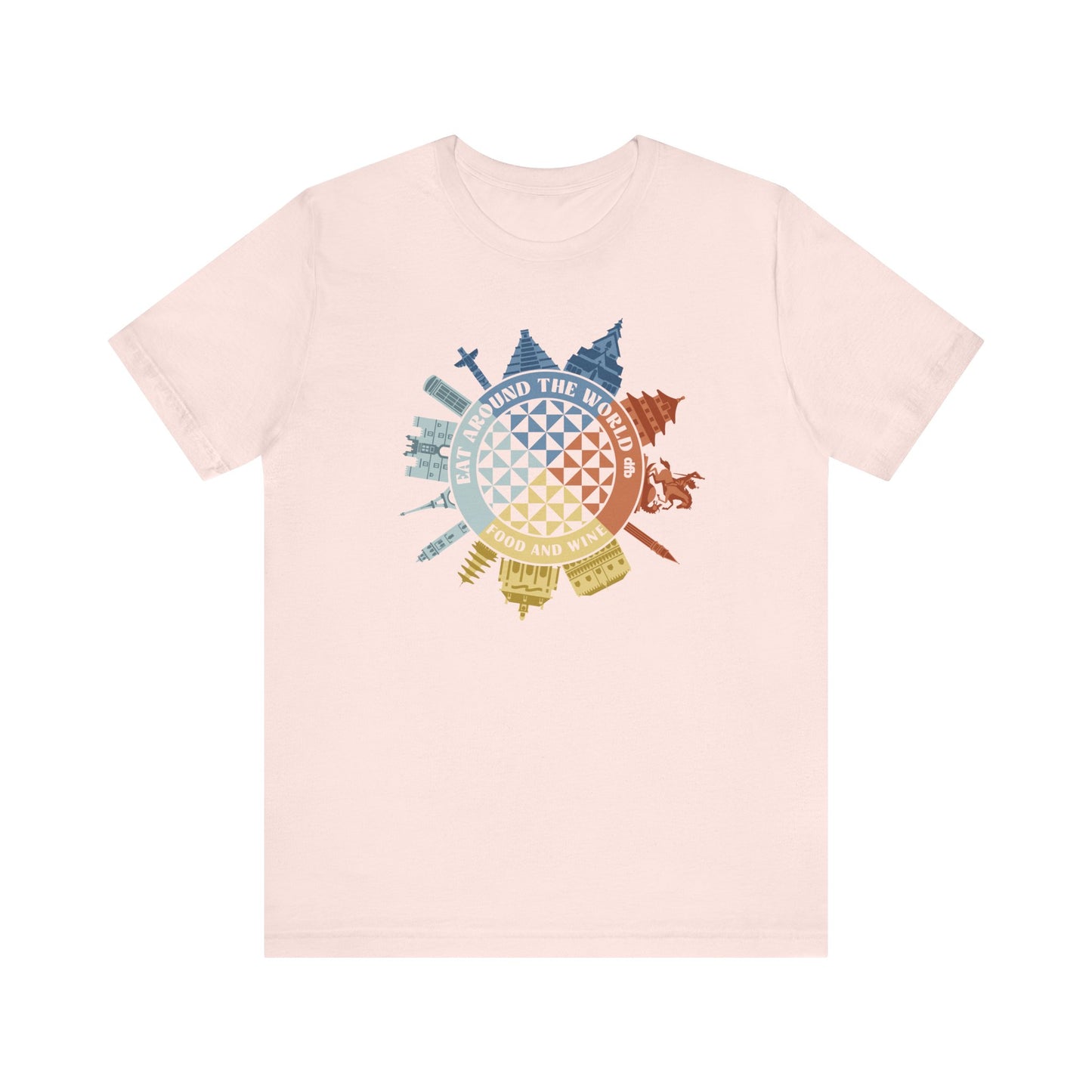 Food & Wine Compass - Adult Tee Shirt