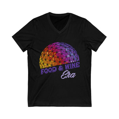 Food & Wine Era - Short Sleeve V-Neck Tee