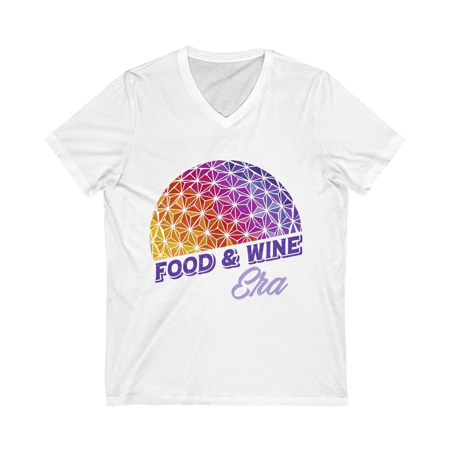 Food & Wine Era - Short Sleeve V-Neck Tee