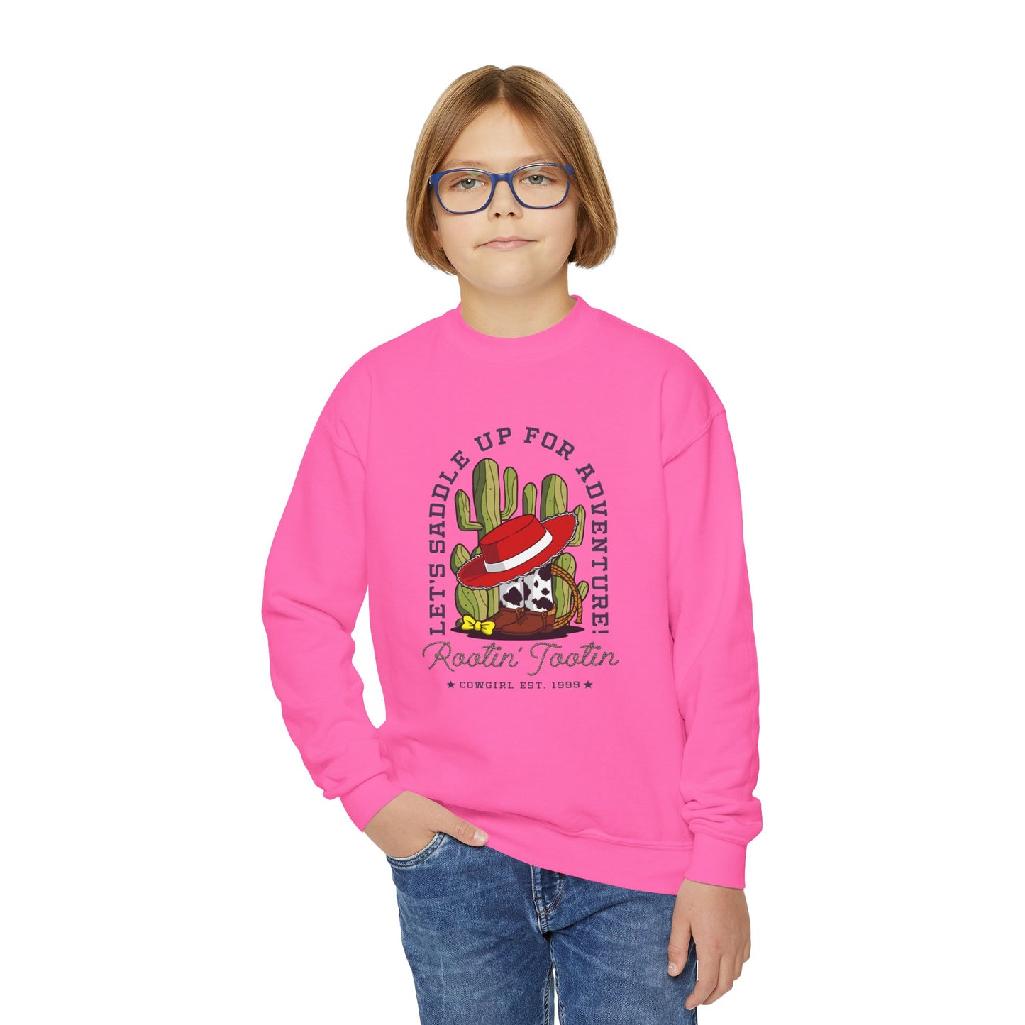 Rootin Tootin - Youth Crewneck Sweatshirt