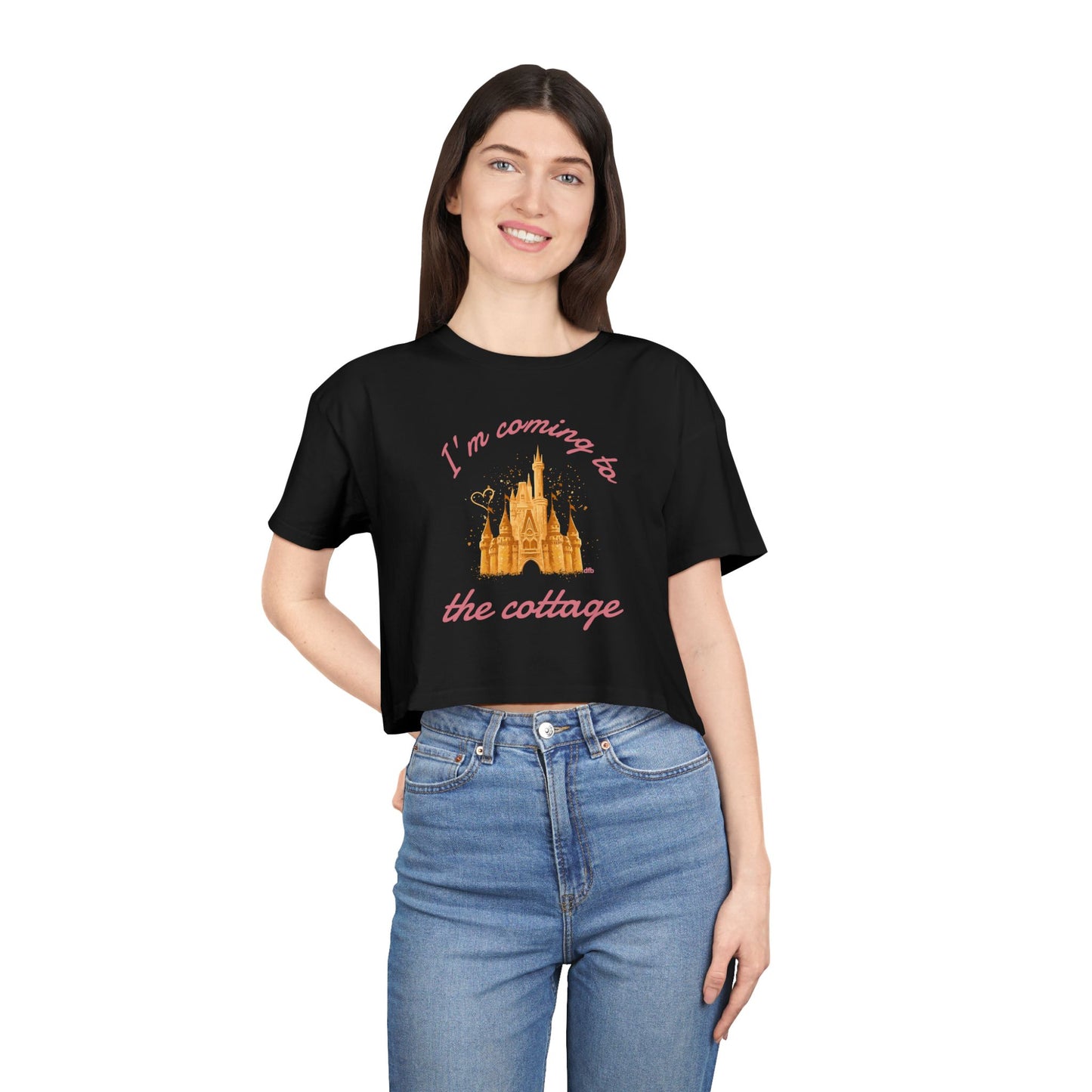 I'm Coming to the Cottage - Women's Crop Tee