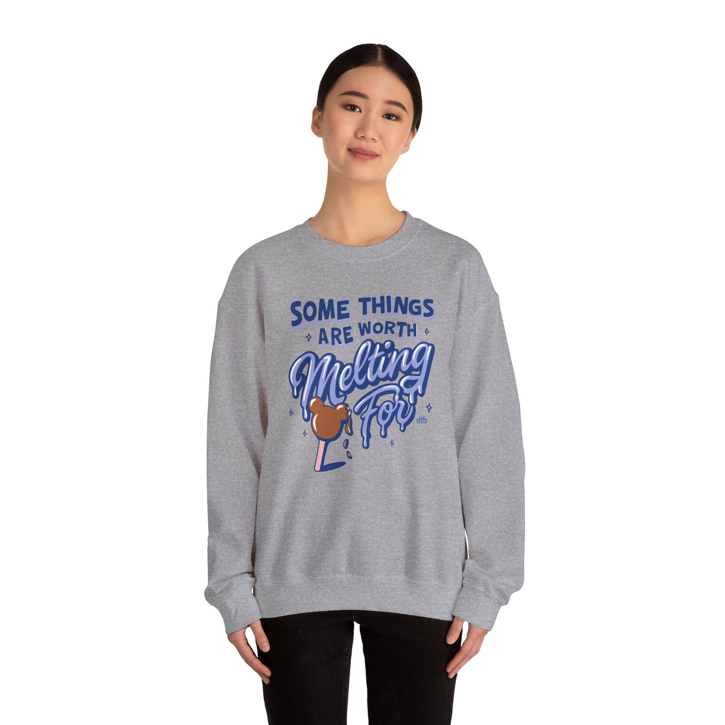 Some Things Are Worth Melting For - Adult Crewneck Sweatshirt