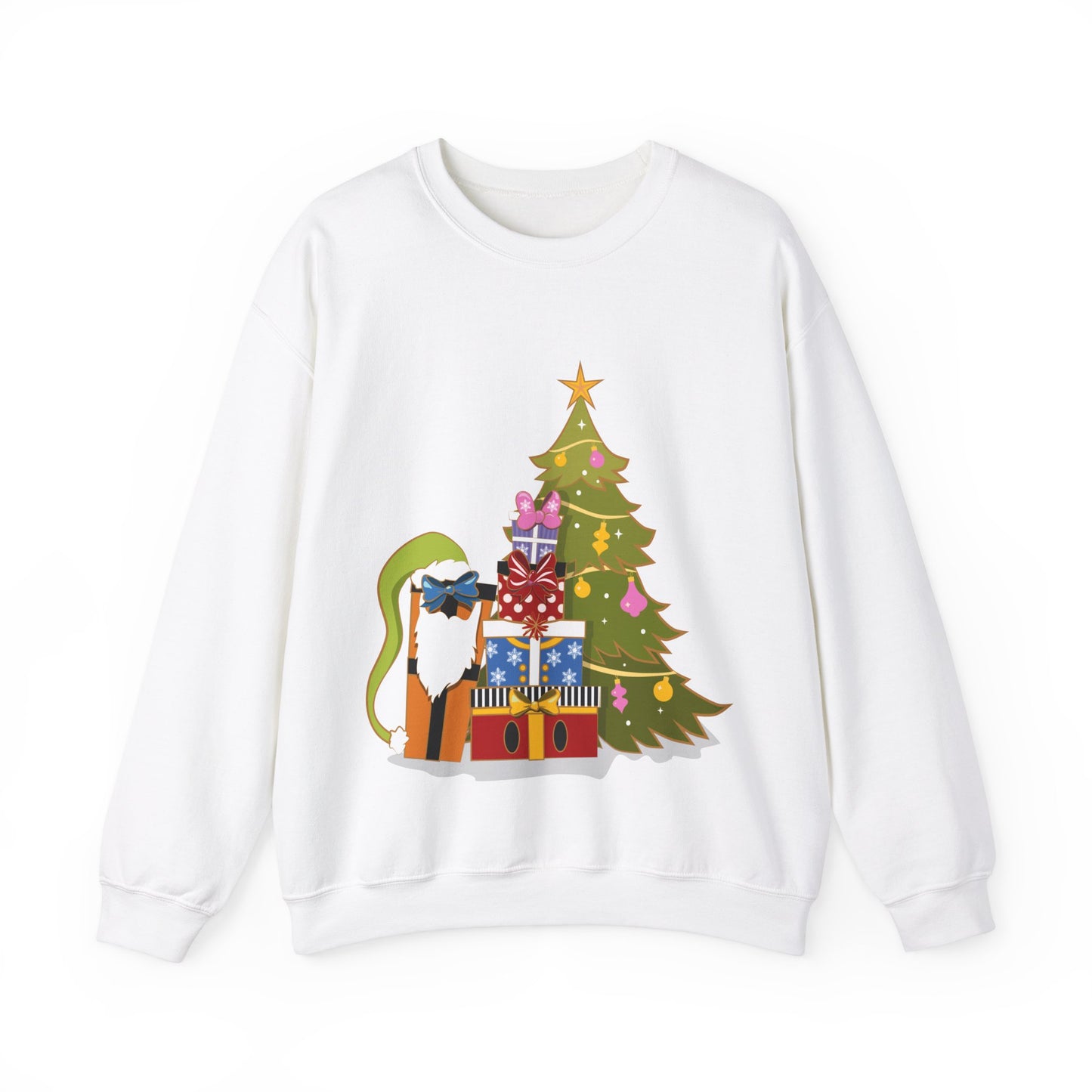 Fab 5 as Christmas Presents - Adult Crewneck Sweatshirt