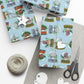 Snowglobes Park Landmarks - Gift Wrap Papers