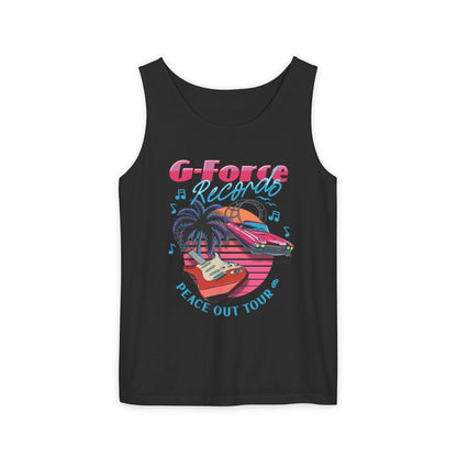 Peace Out Tour - Unisex Garment-Dyed Tank Top