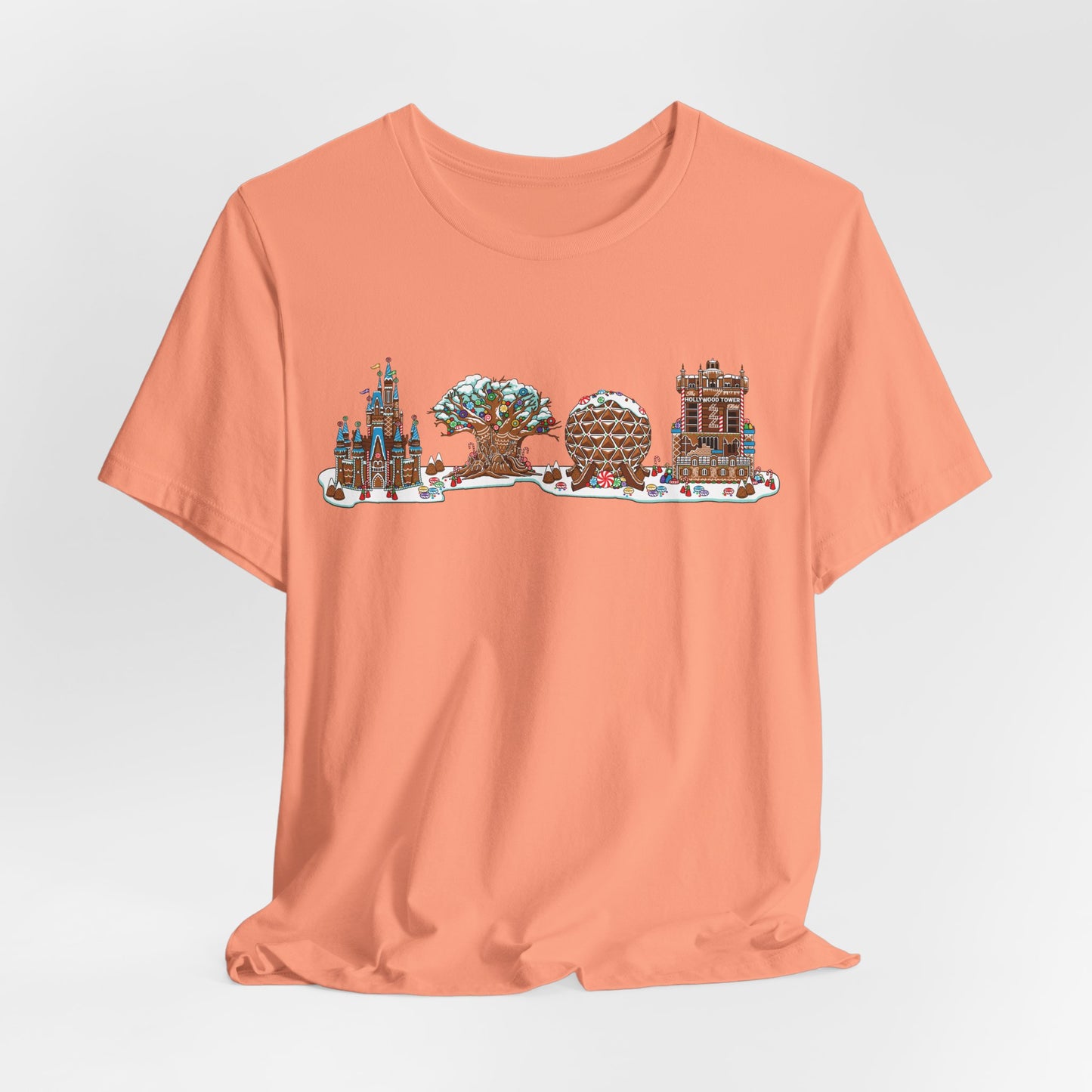 Gingerbread Park Icons - Adult Tee Shirt