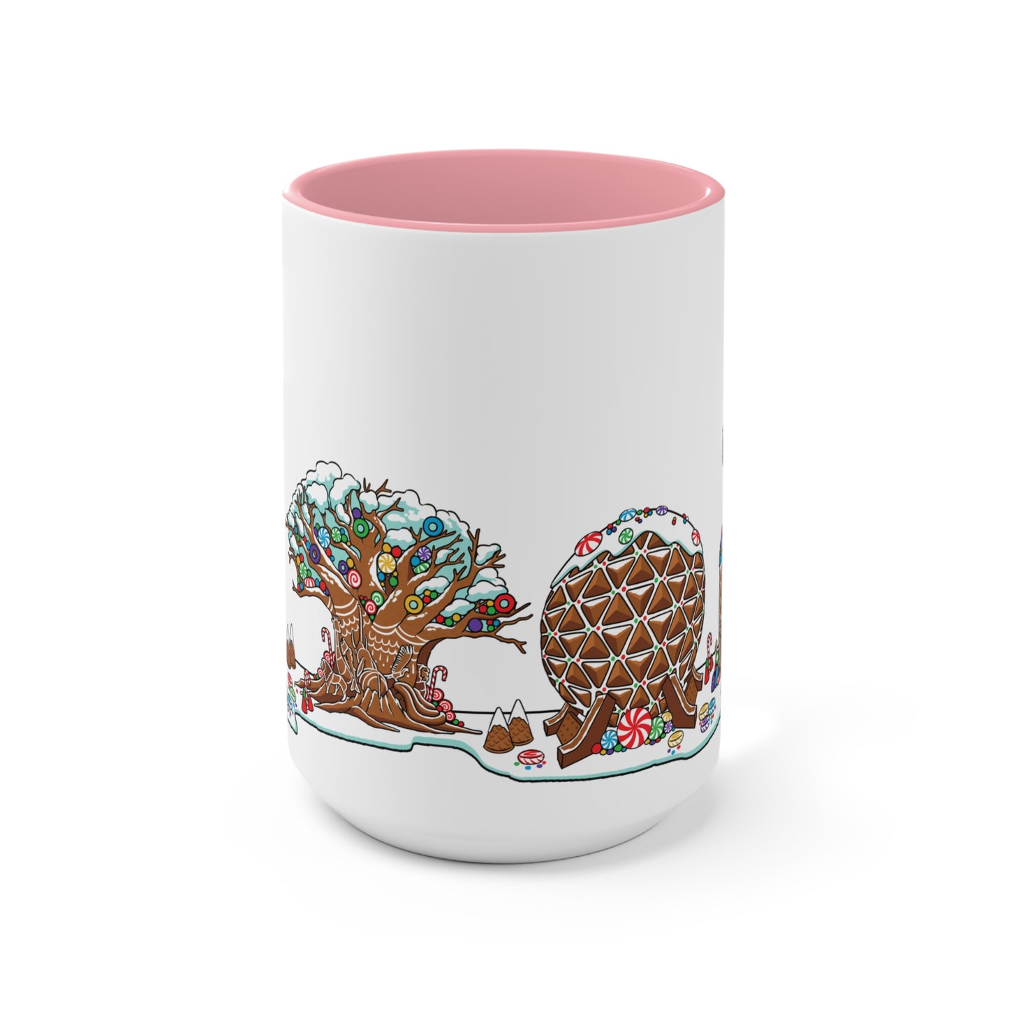 Gingerbread Park Icons - Accent Mugs