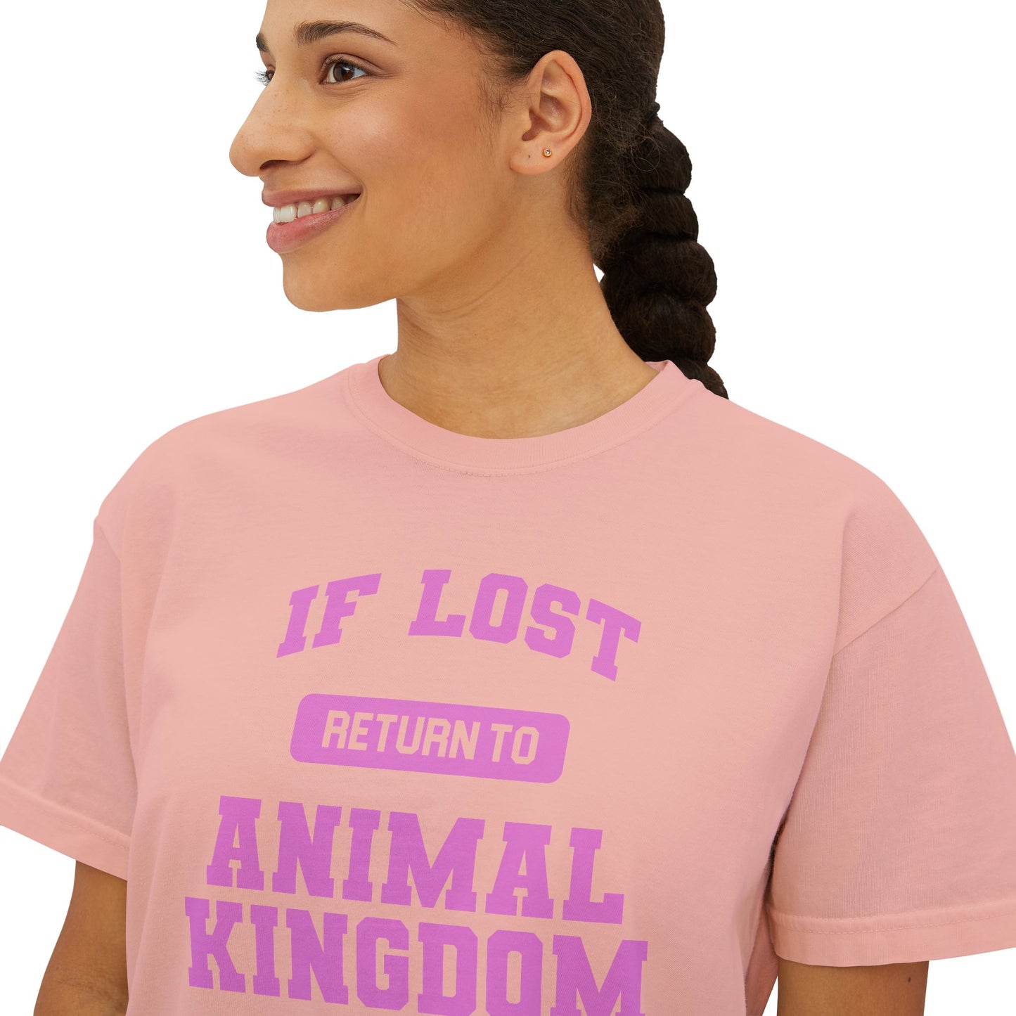 If Lost, Return to the Parks - Women's Boxy Tee