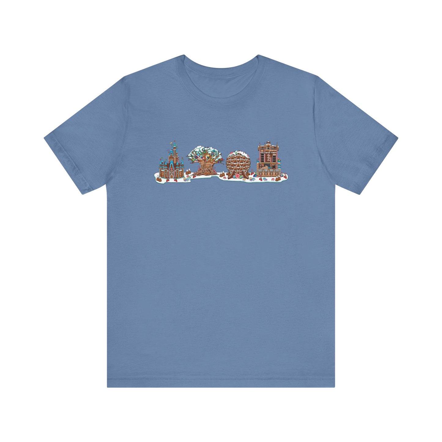 Gingerbread Park Icons - Adult Tee Shirt