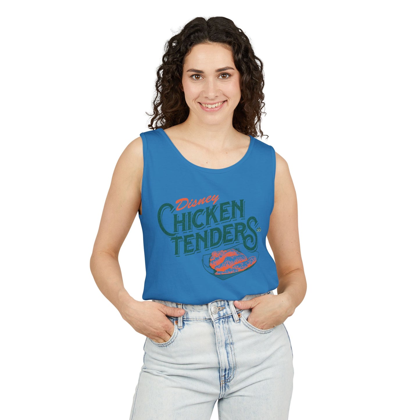 Chicken Tenders - Unisex Garment-Dyed Tank Top