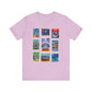 EPCOT Vintage Stamps - Adult Tee Shirt