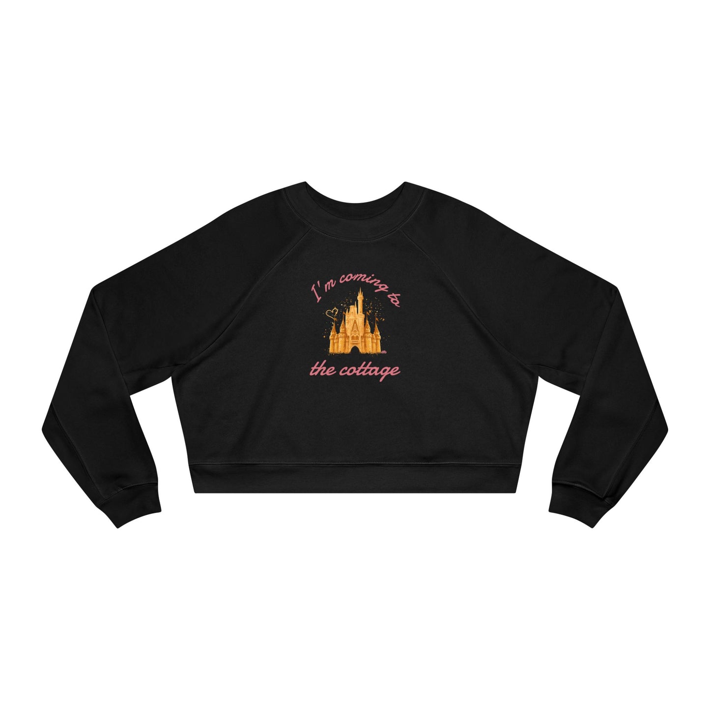 I'm Coming to the Cottage - Women's Cropped Fleece Pullover