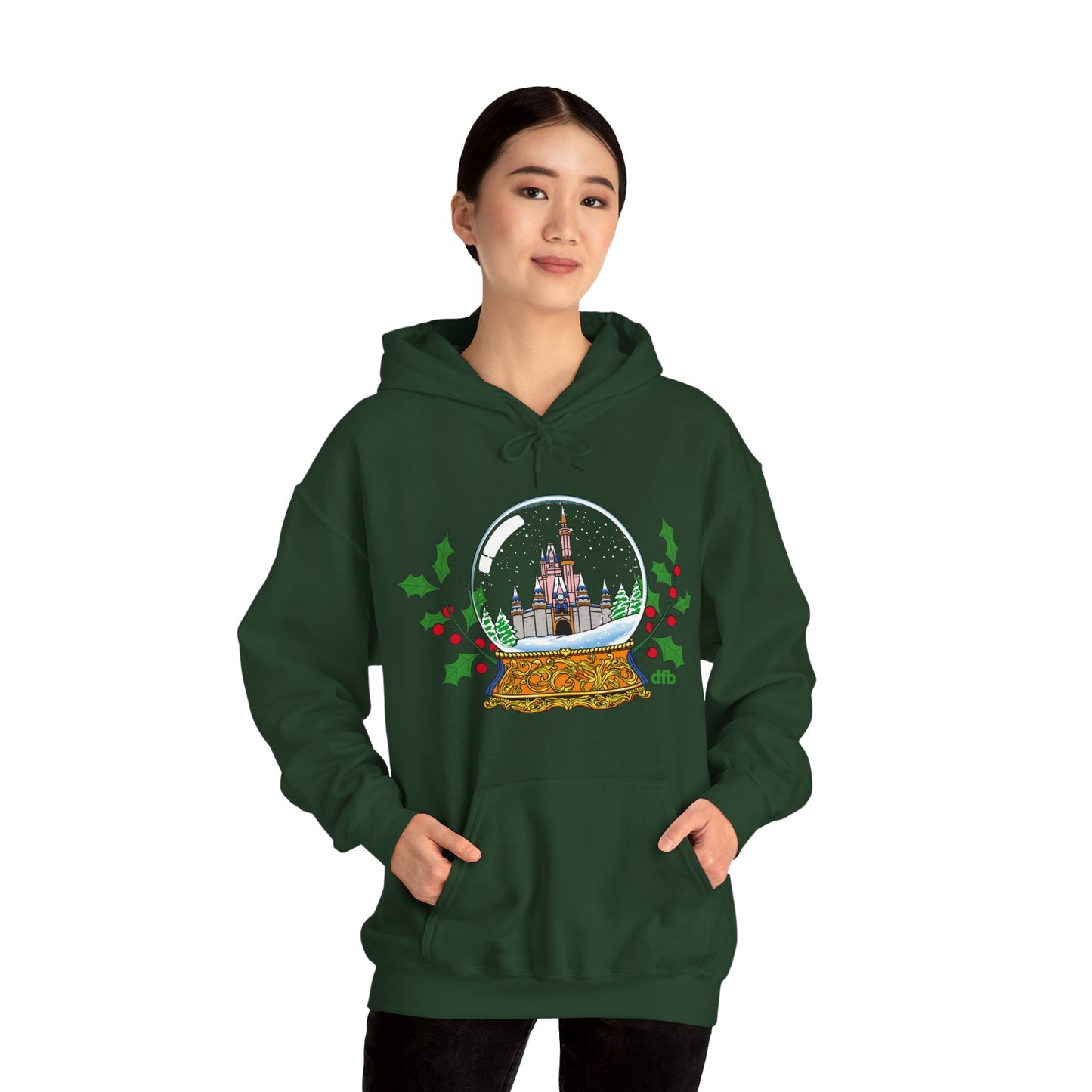 Magic Kingdom Snowglobes -  Adult Hoodie Sweatshirt