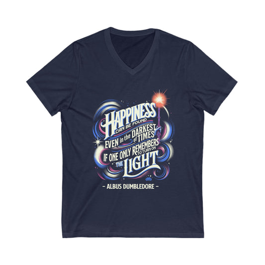 Dumbledore Quote - Short Sleeve V-Neck Tee