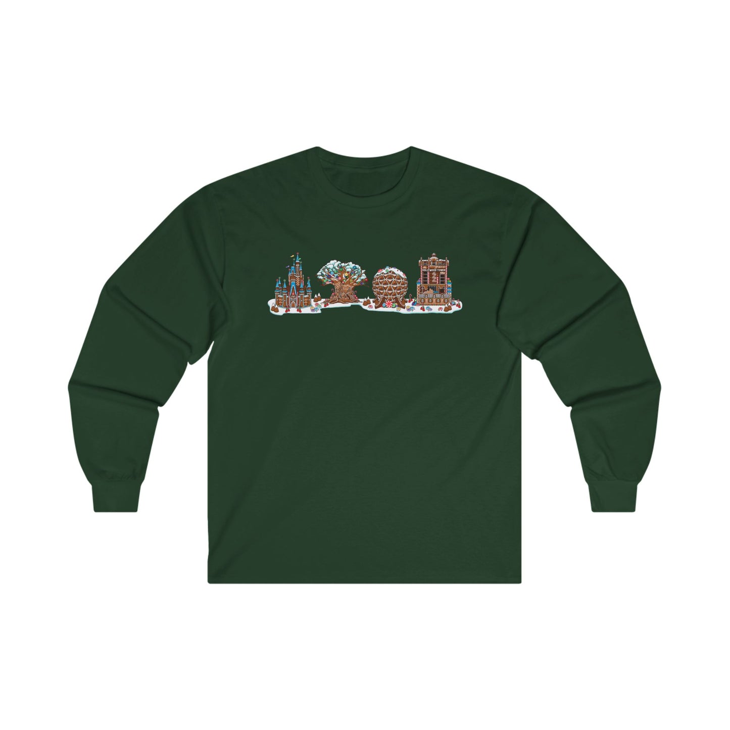 Gingerbread Park Icons - Long Sleeve Tee