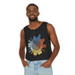 Food & Wine Compass - Unisex Garment-Dyed Tank Top