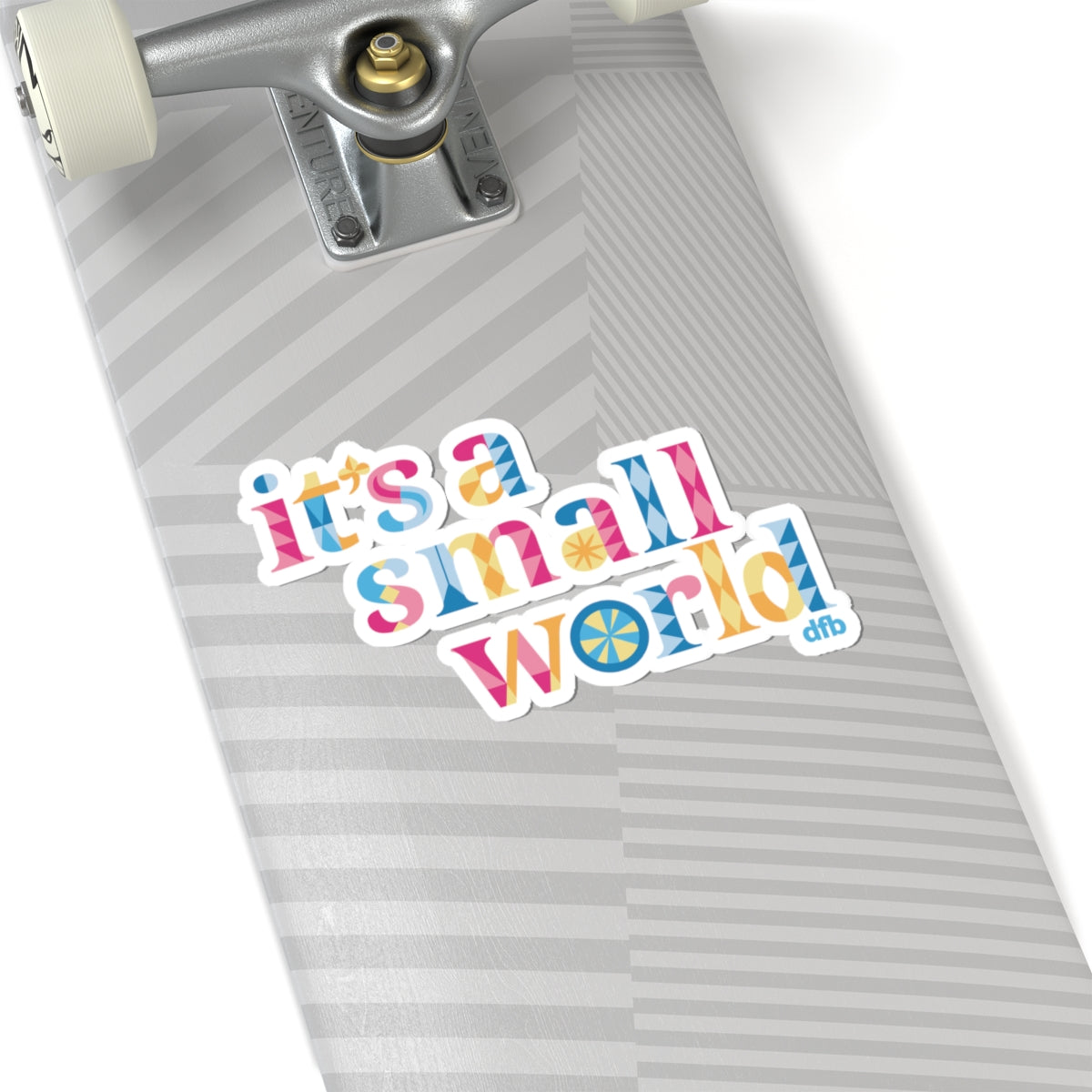 it's a small world - Kiss-Cut Stickers