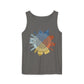 Food & Wine Compass - Unisex Garment-Dyed Tank Top