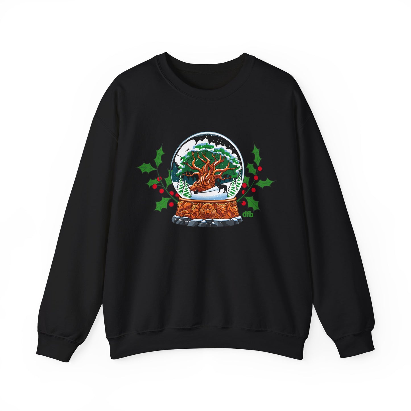Animal Kingdom Snowglobes - Adult Crewneck Sweatshirt