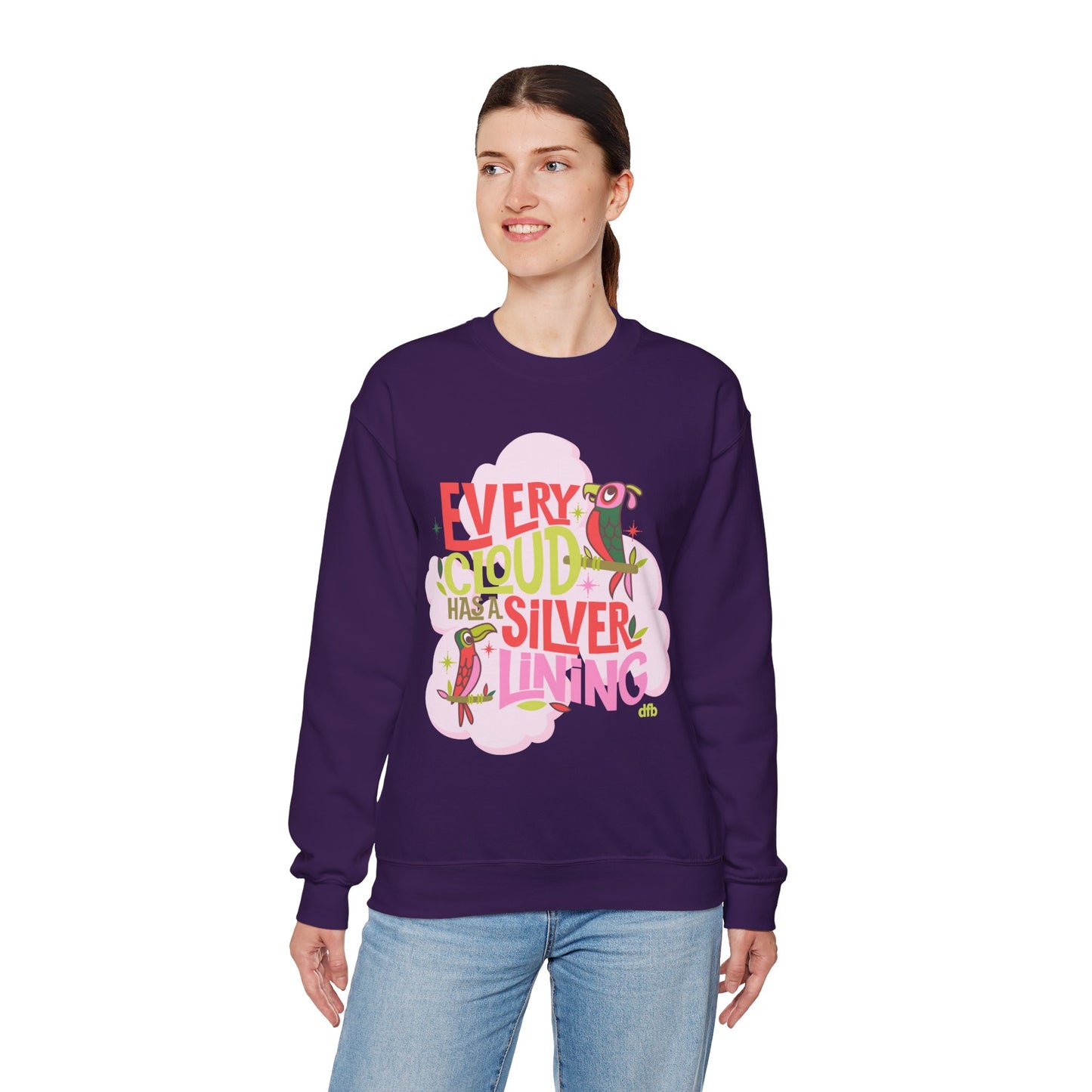 LIMITED EDITION Every Cloud Has a Silver Lining - Adult Crewneck Sweatshirt