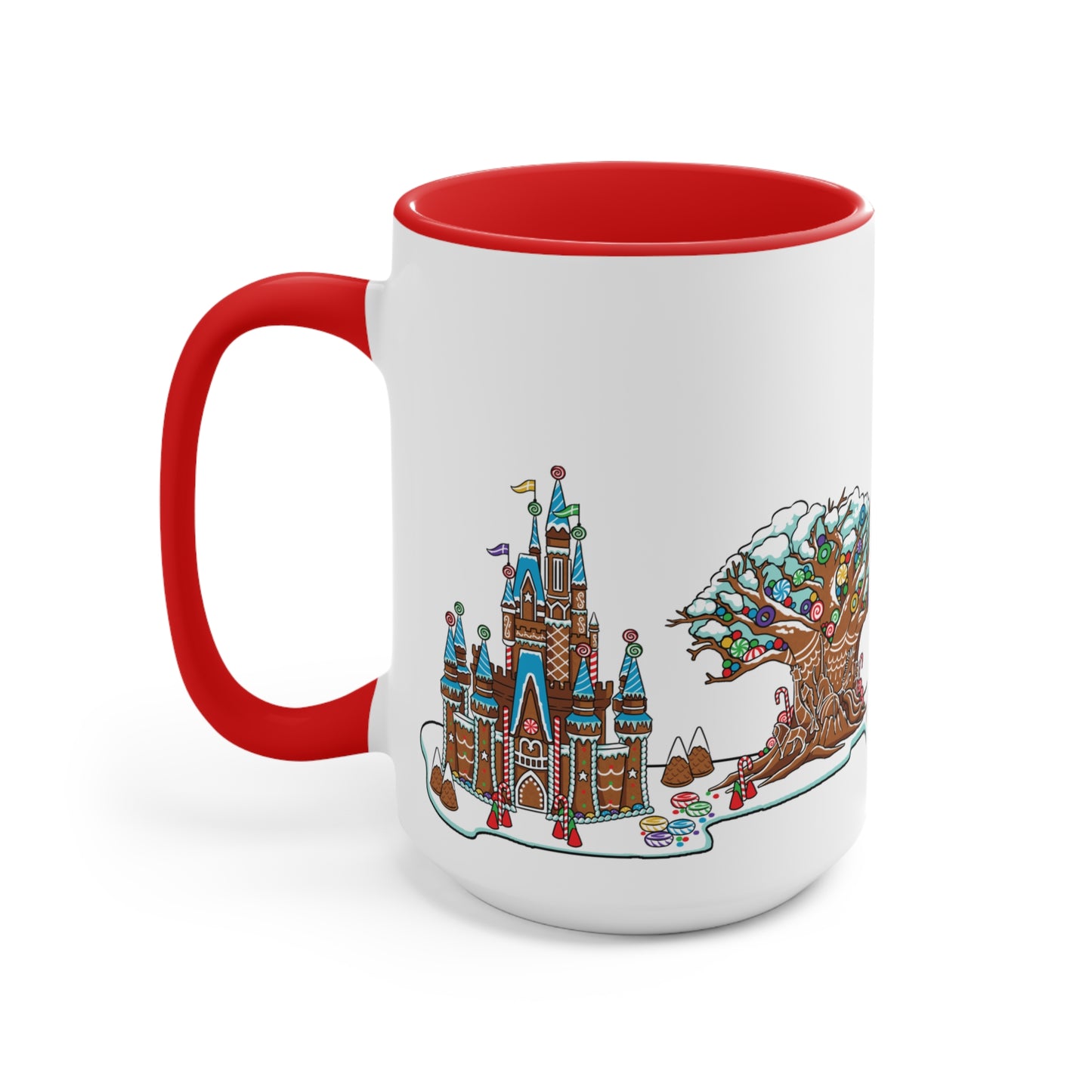 Gingerbread Park Icons - Accent Mugs