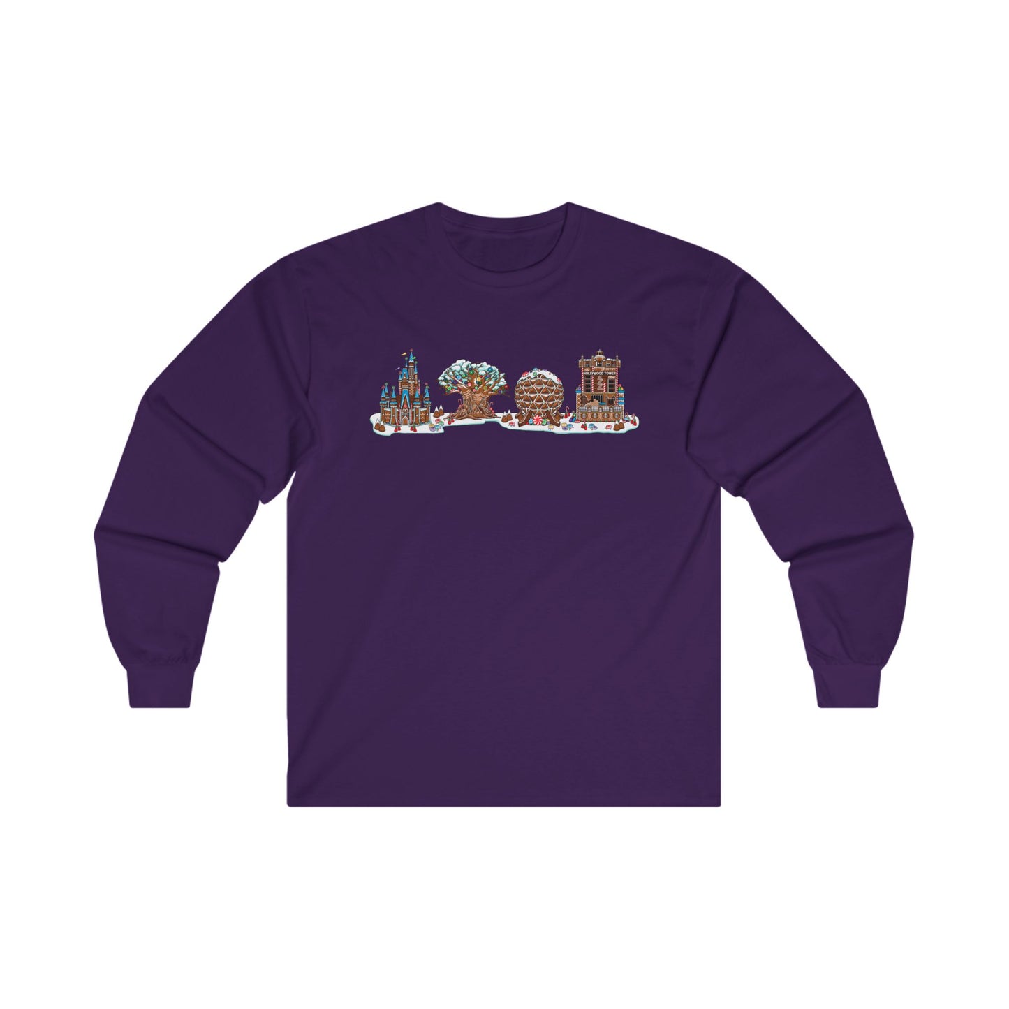 Gingerbread Park Icons - Long Sleeve Tee