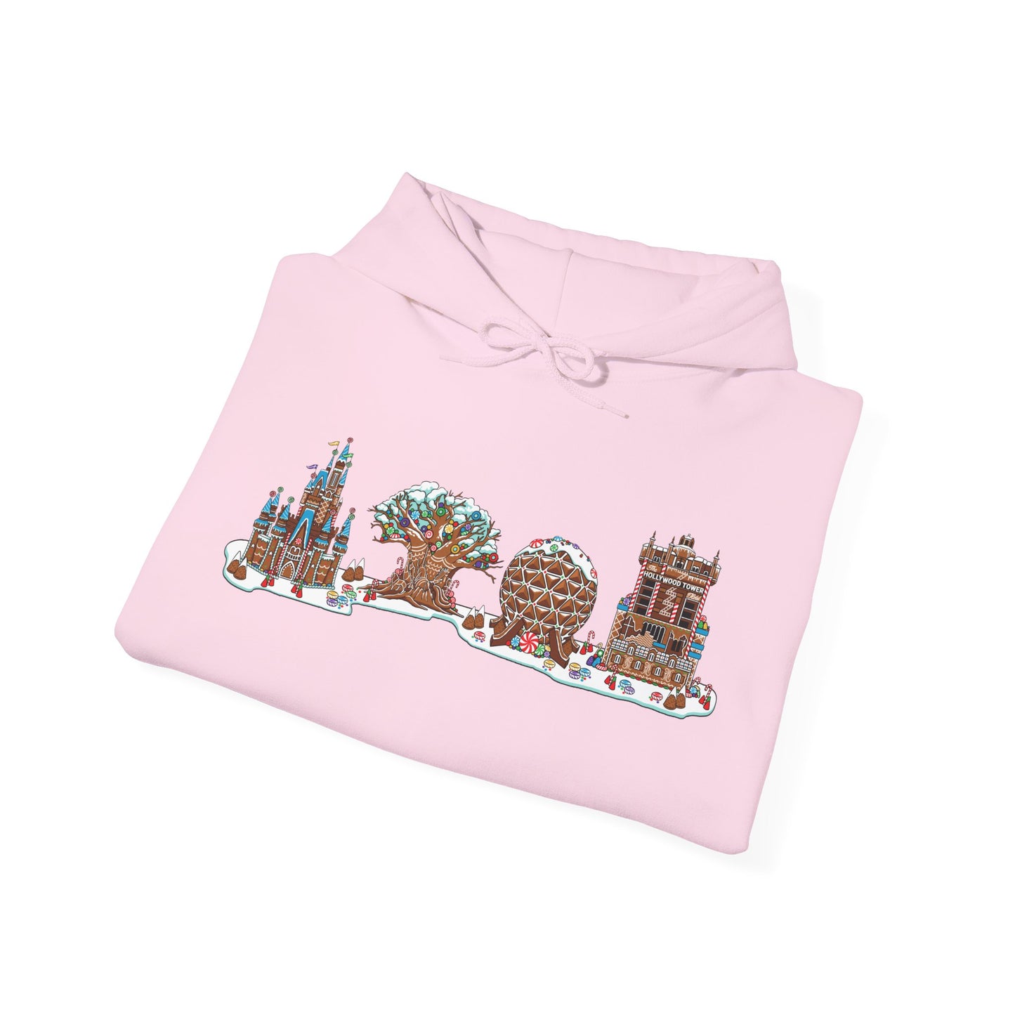 Gingerbread Park Icons - Adult Hoodie Sweatshirt