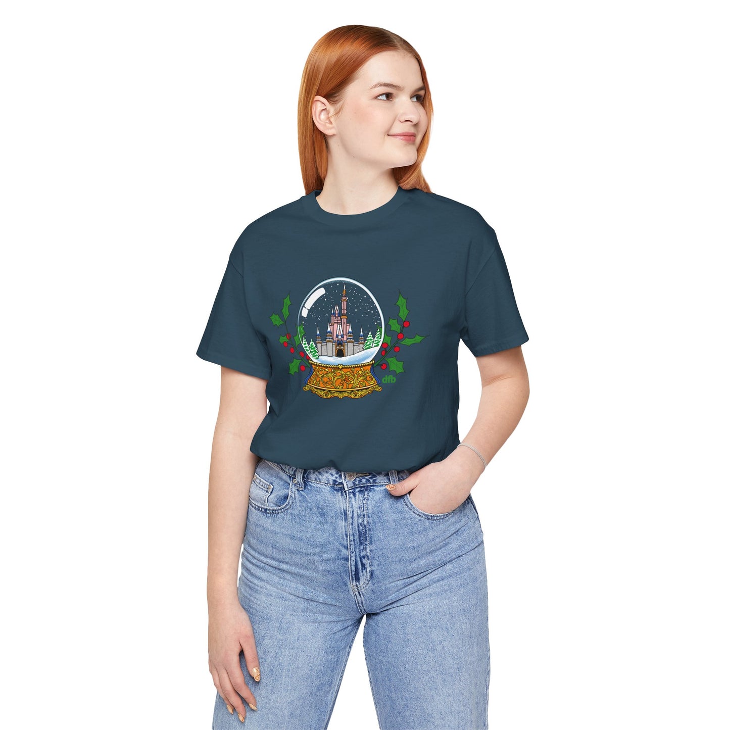 Magic Kingdom Snowglobes - Adult Tee Shirt