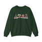 Gingerbread Park Icons - Adult Crewneck Sweatshirt