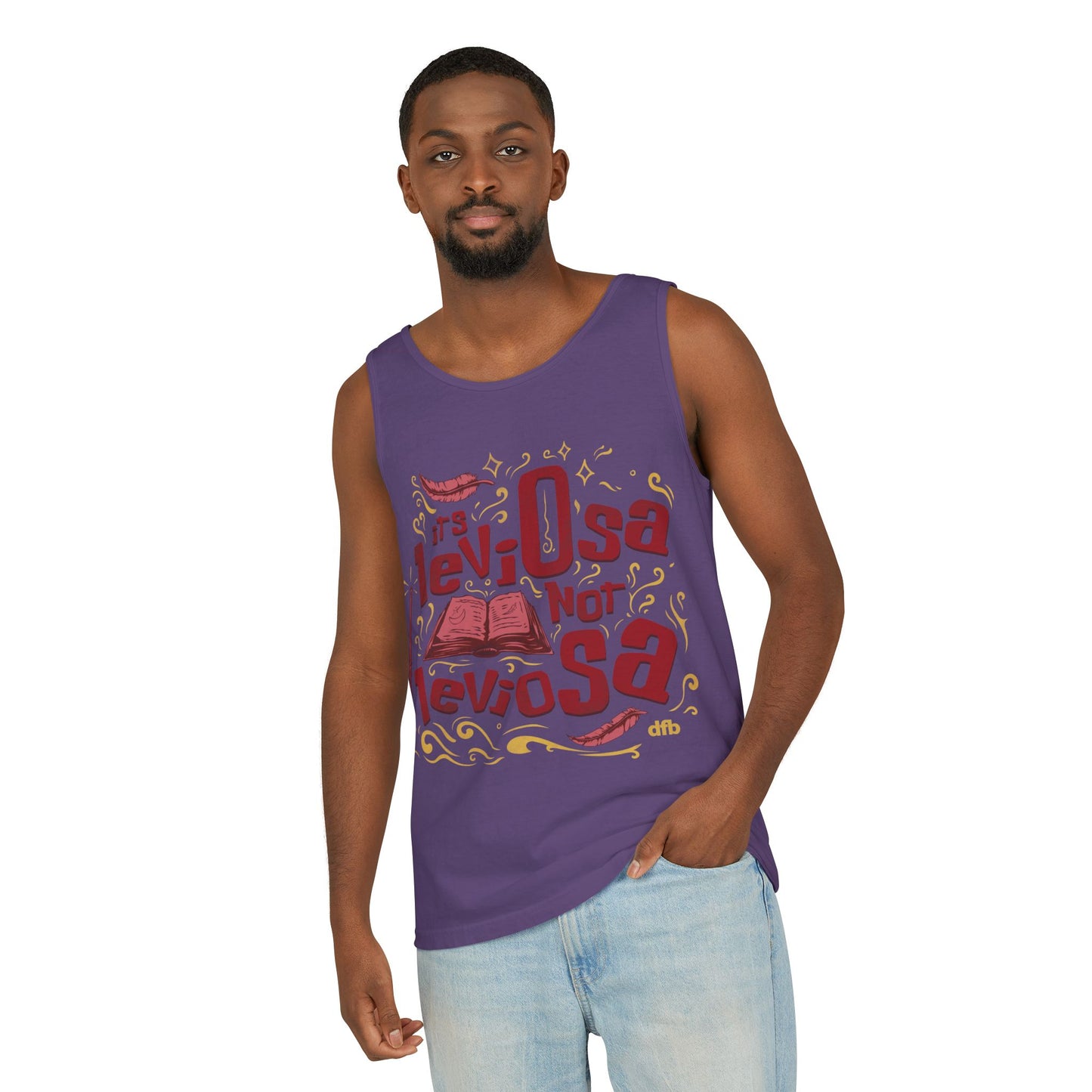 Hermione Quote - Unisex Garment-Dyed Tank Top