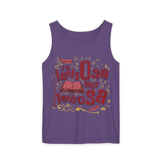 Hermione Quote - Unisex Garment-Dyed Tank Top
