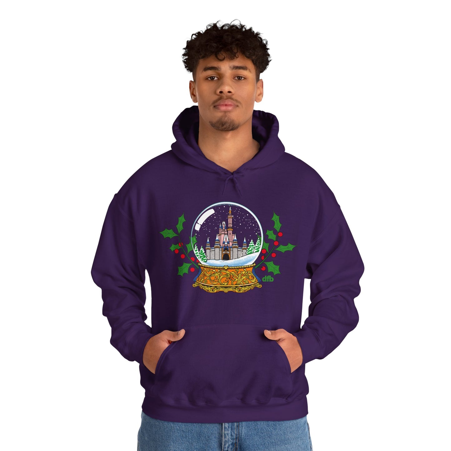 Magic Kingdom Snowglobes -  Adult Hoodie Sweatshirt