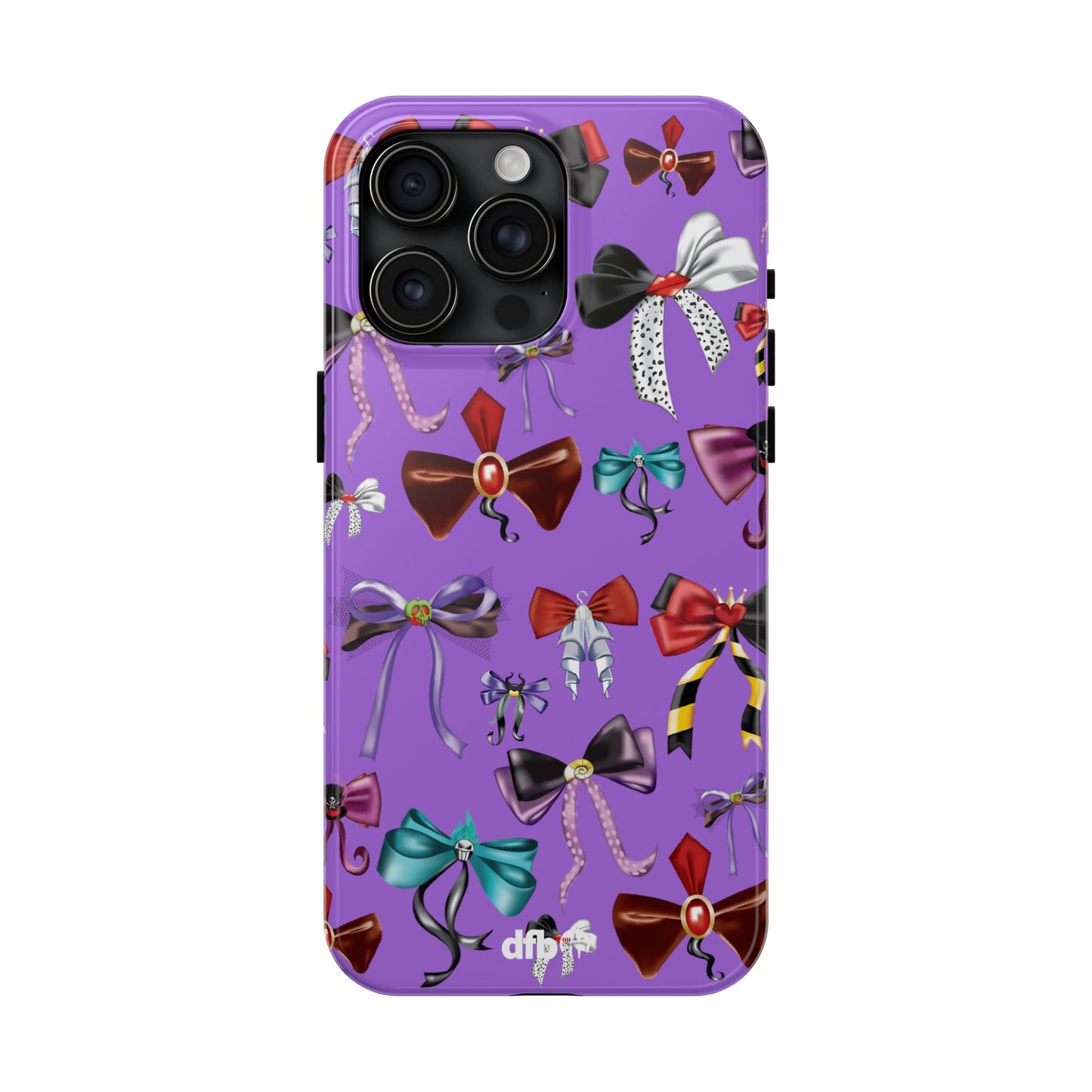 Bad to the Bow - Villains Bows - Apple Phone Case