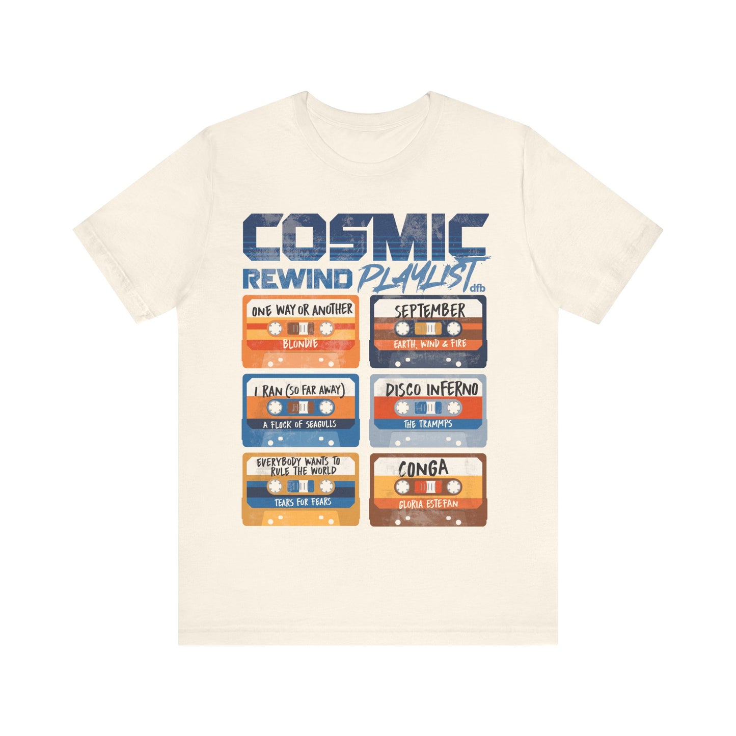 Cosmic Rewind Mixtapes - Adult Tee Shirt