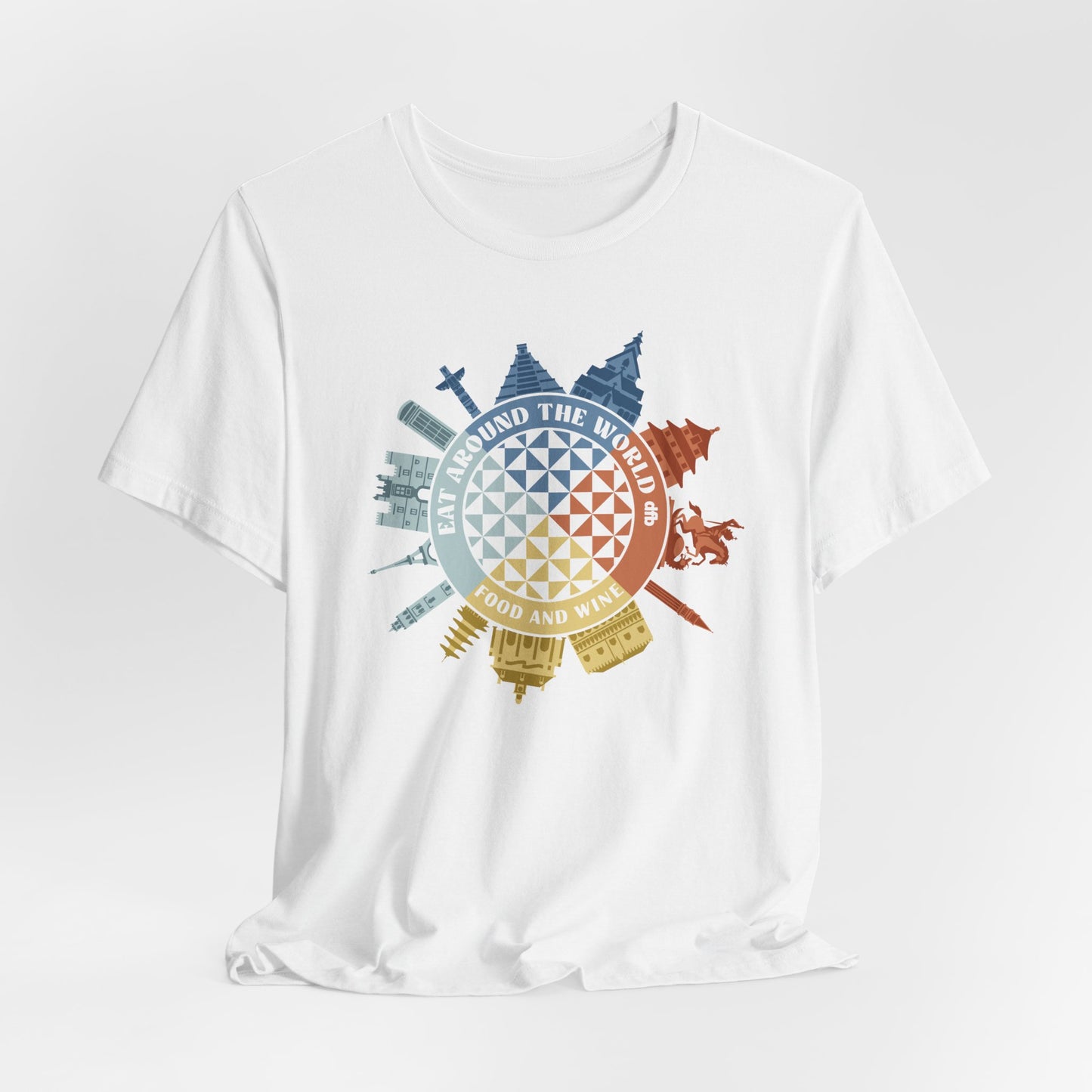 Food & Wine Compass - Adult Tee Shirt