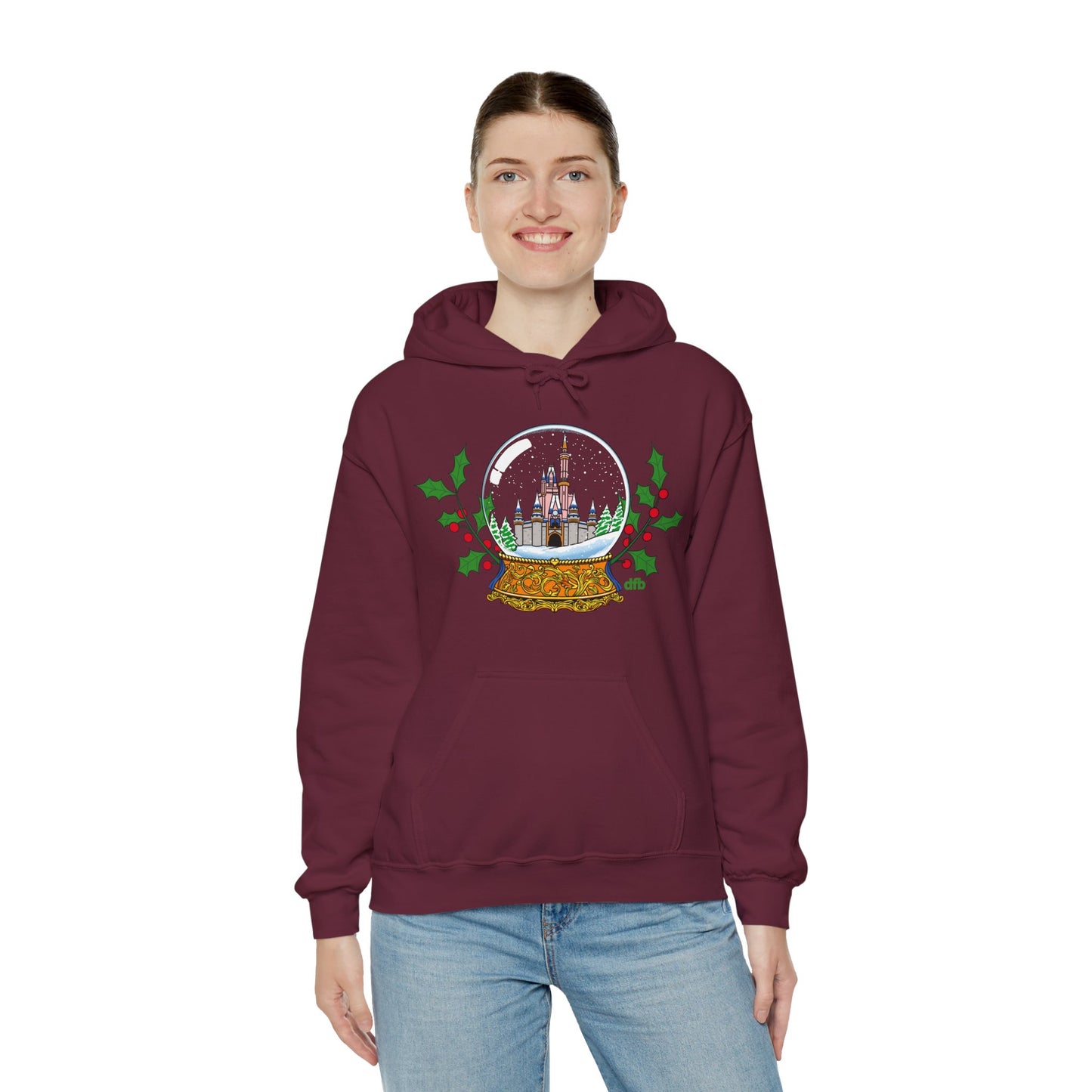Magic Kingdom Snowglobes -  Adult Hoodie Sweatshirt