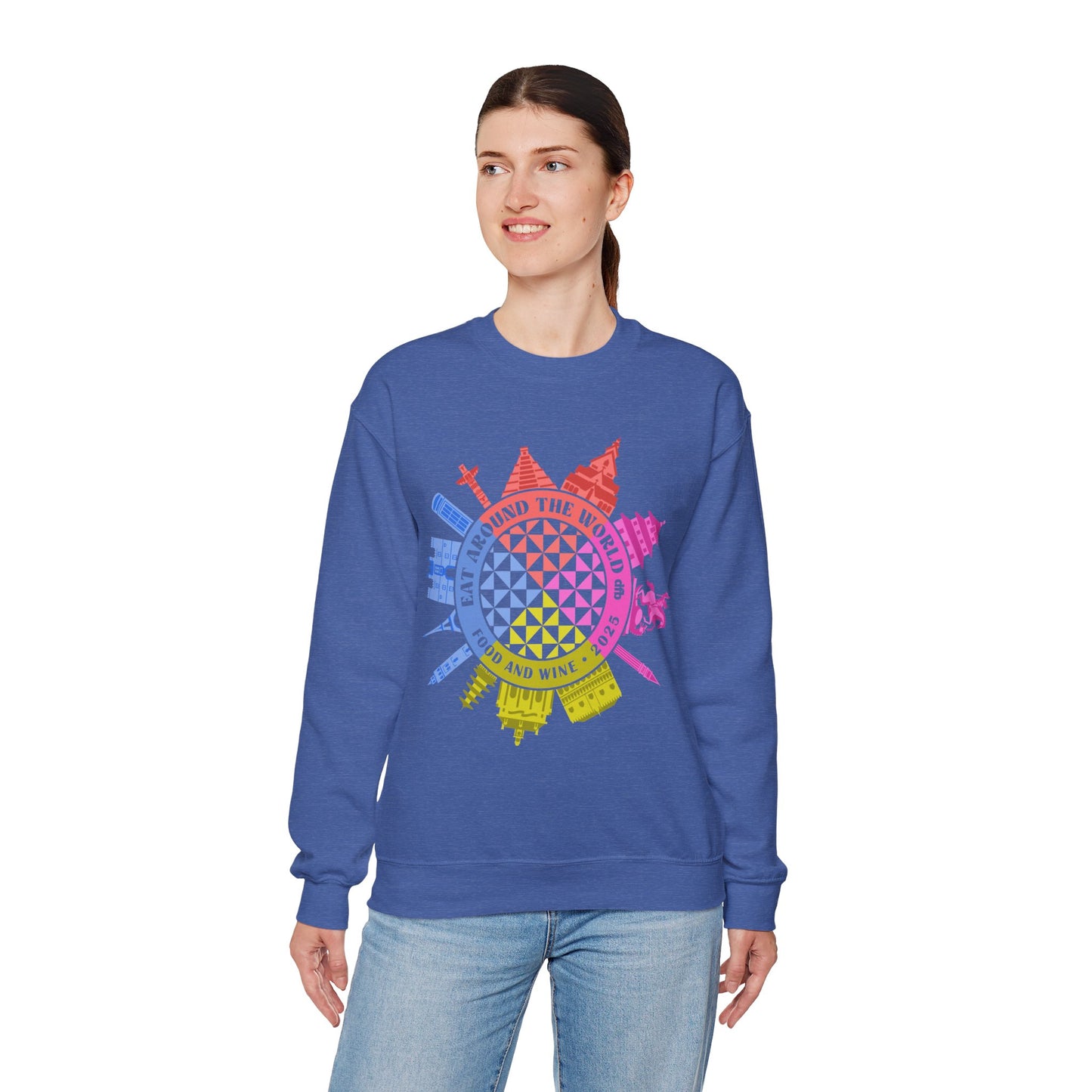 LIMITED EDITION Food & Wine Compass - Adult Crewneck Sweatshirt