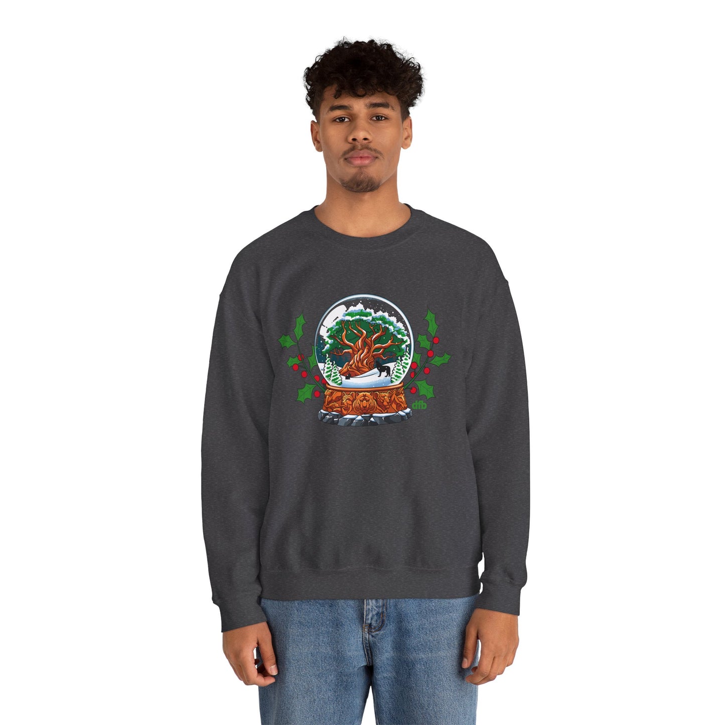 Animal Kingdom Snowglobes - Adult Crewneck Sweatshirt