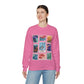 Magic Kingdom Vintage Stamps - Adult Crewneck Sweatshirt